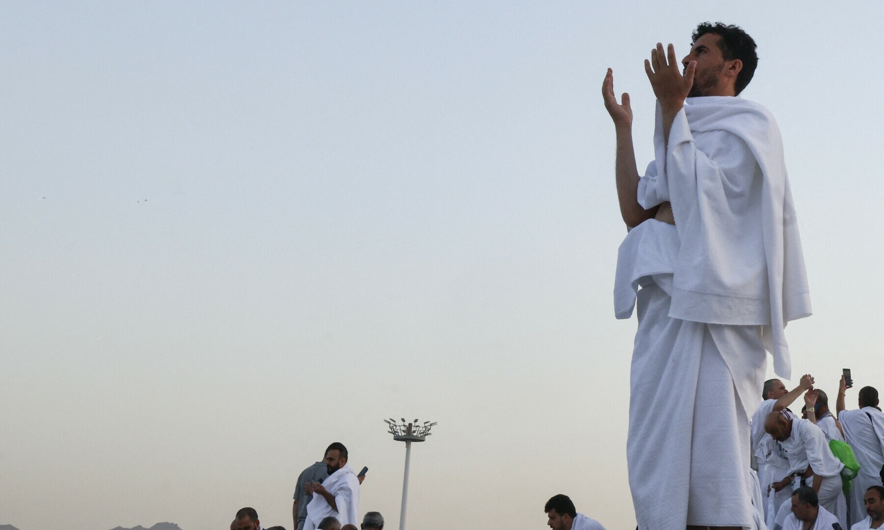 In pictures: Pilgrims gather at mount Arafat as Haj rites near finish