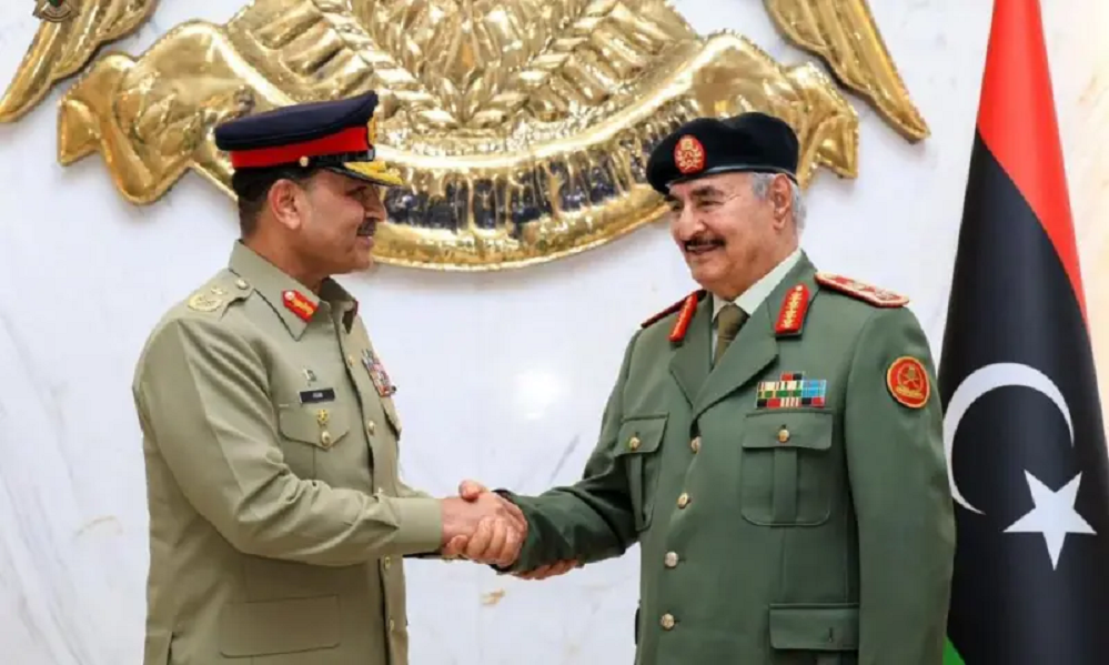 CDF Field Marshal Munir reaffirms commitment to strengthening defence ties with Libya