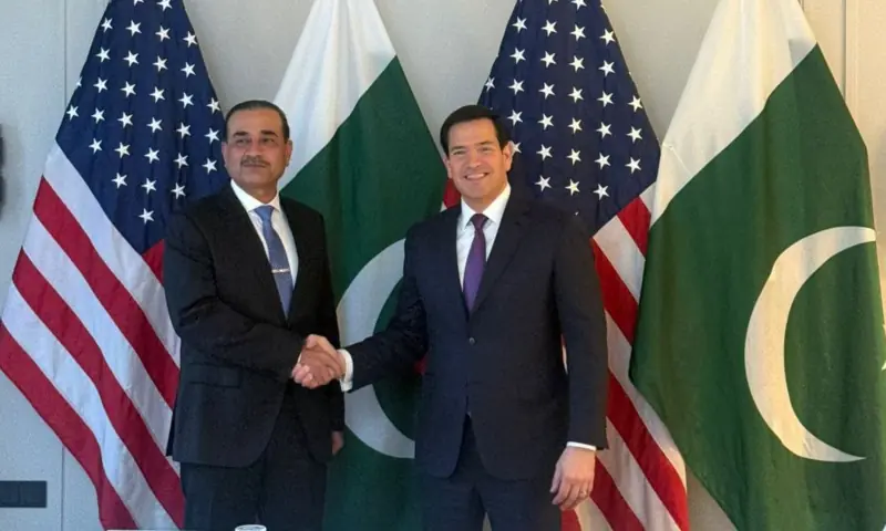CDF Munir discusses ‘global and regional security dynamics’ with US’s Rubio in Germany